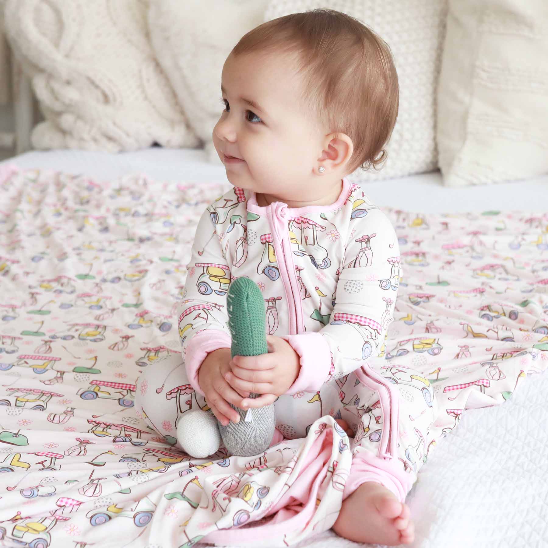 Country Club Convertible Zip Romper