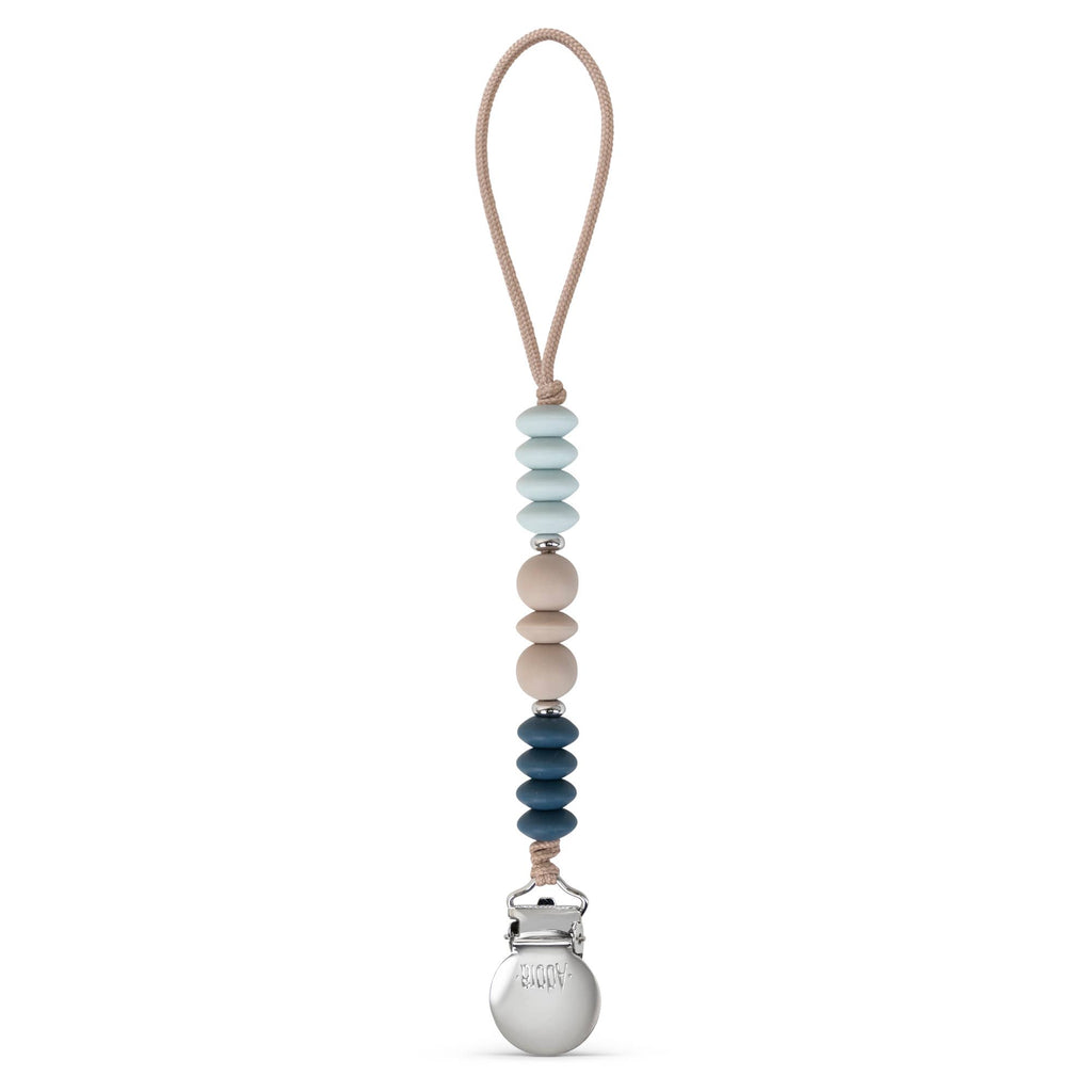 Denim Trio Pacifier Clip