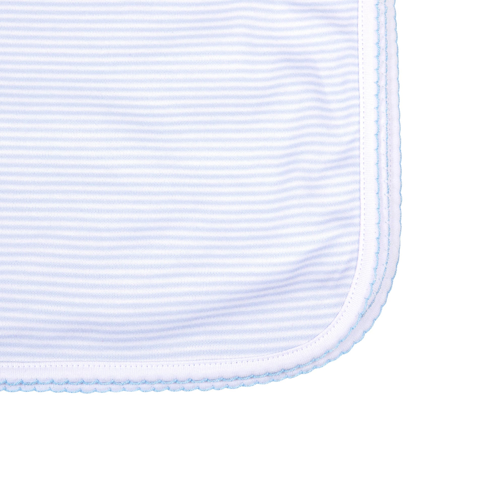 Mini Stripes Receiving Blanket - Blue