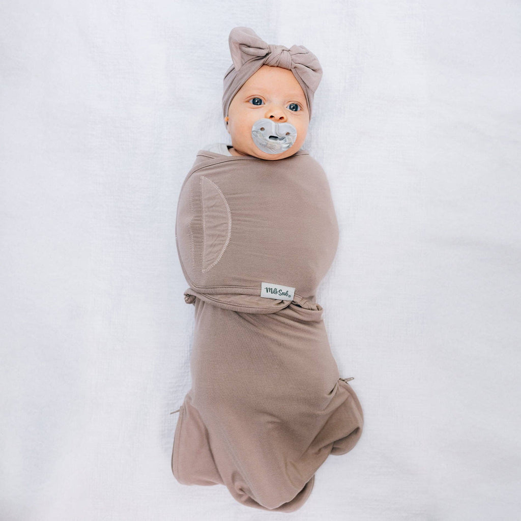 Mocha Bamboo Essential Baby Swaddle
