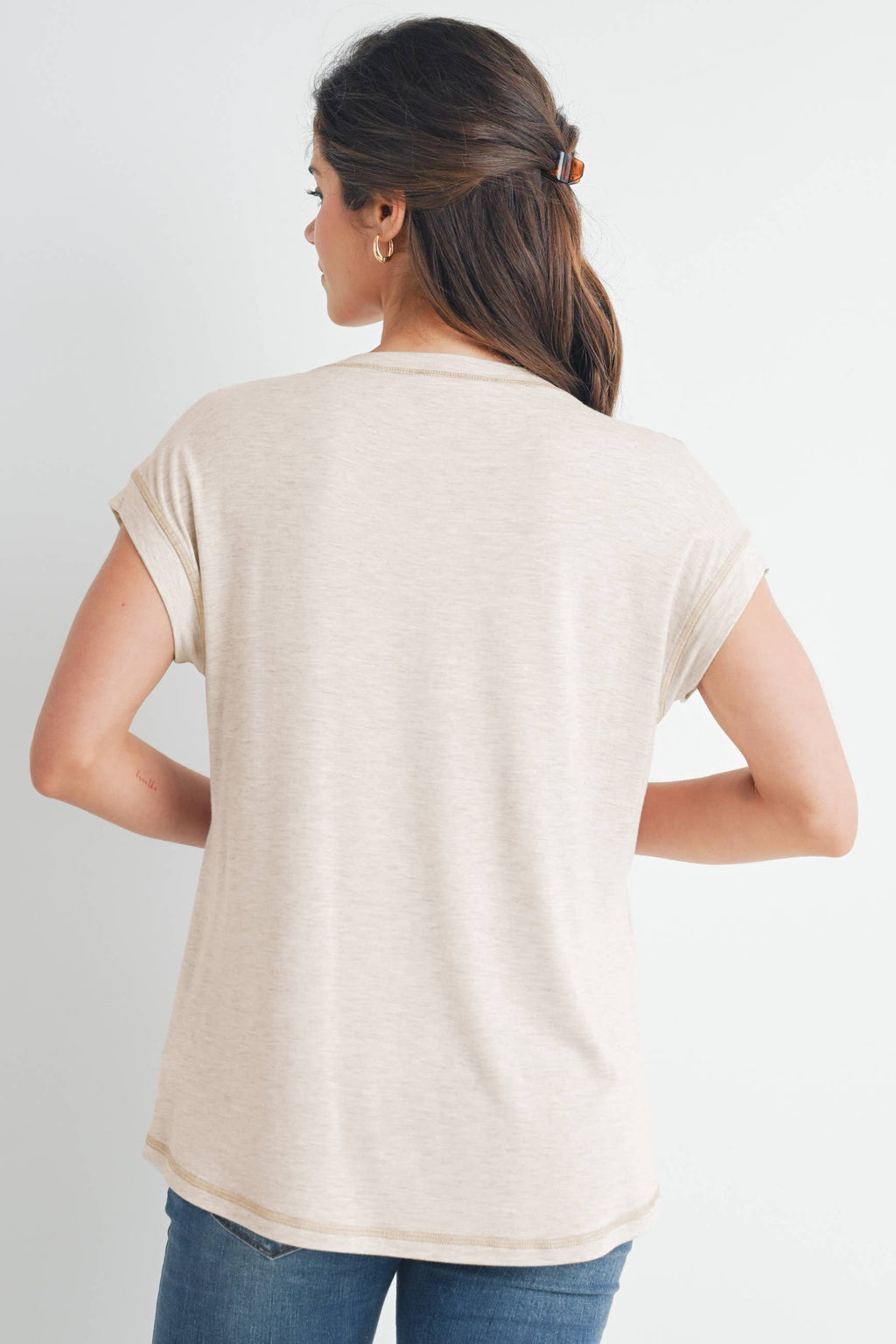 Double Layer Short Sleeve Top