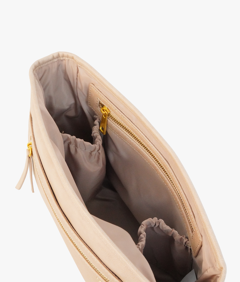 The Stroller Caddy - Faux Leather Bag With Adjustable Straps