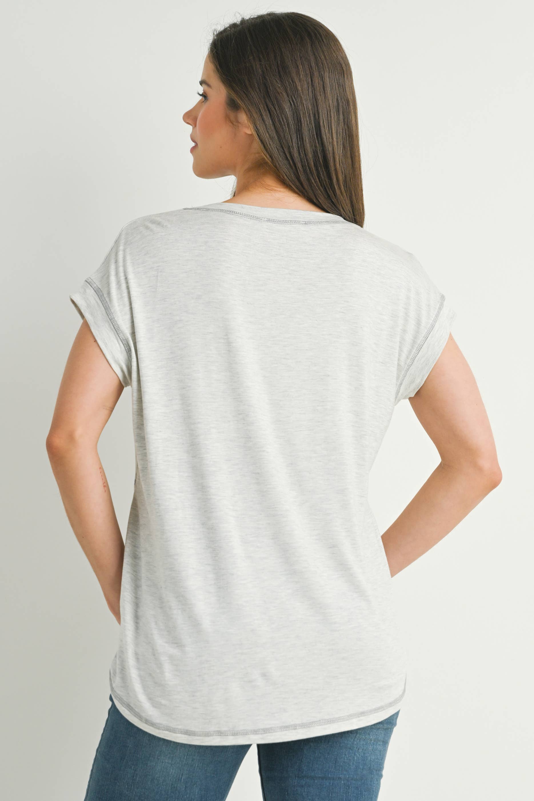 Double Layer Short Sleeve Top