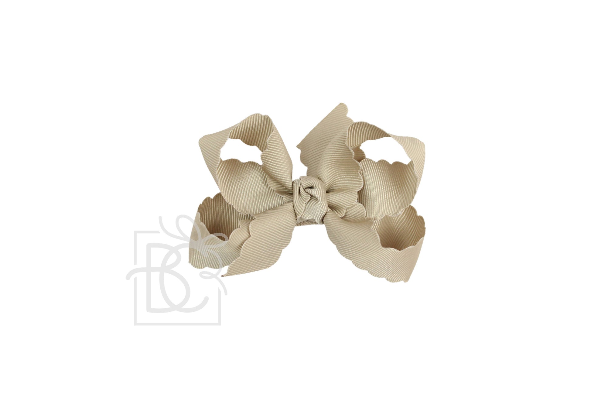 Large SCALLOPED EDGE BOW