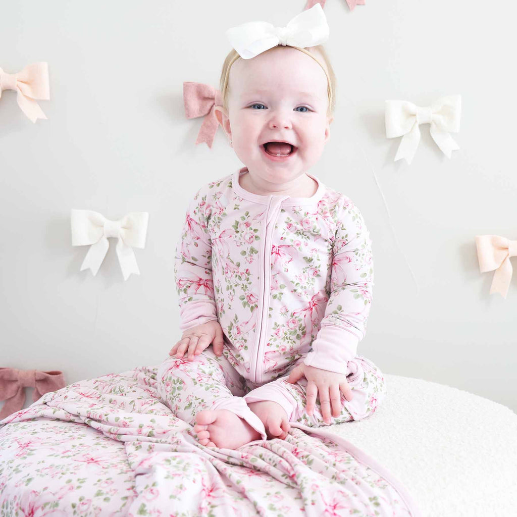 Bows in Bloom Convertible Zip Romper