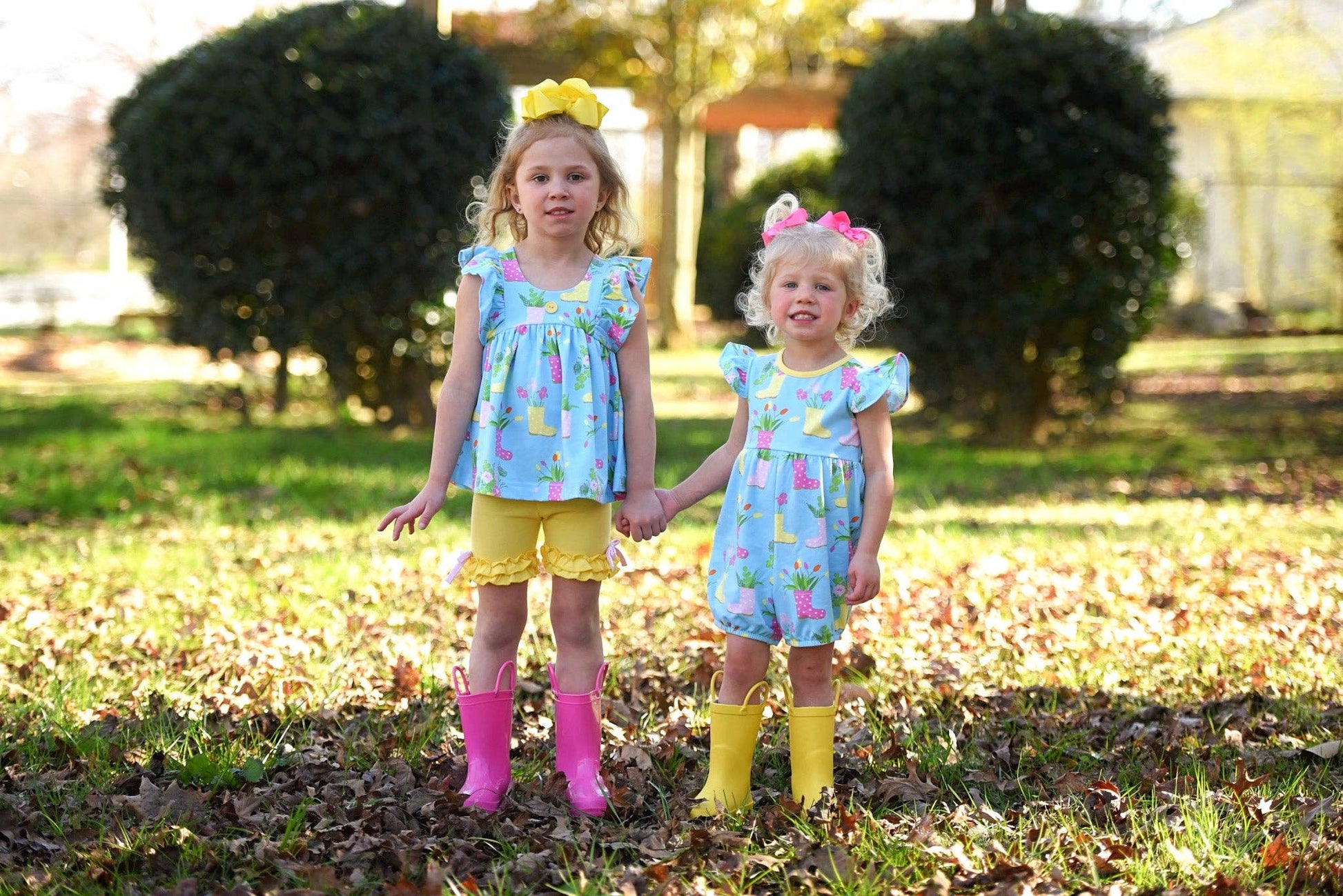 April Showers Romper