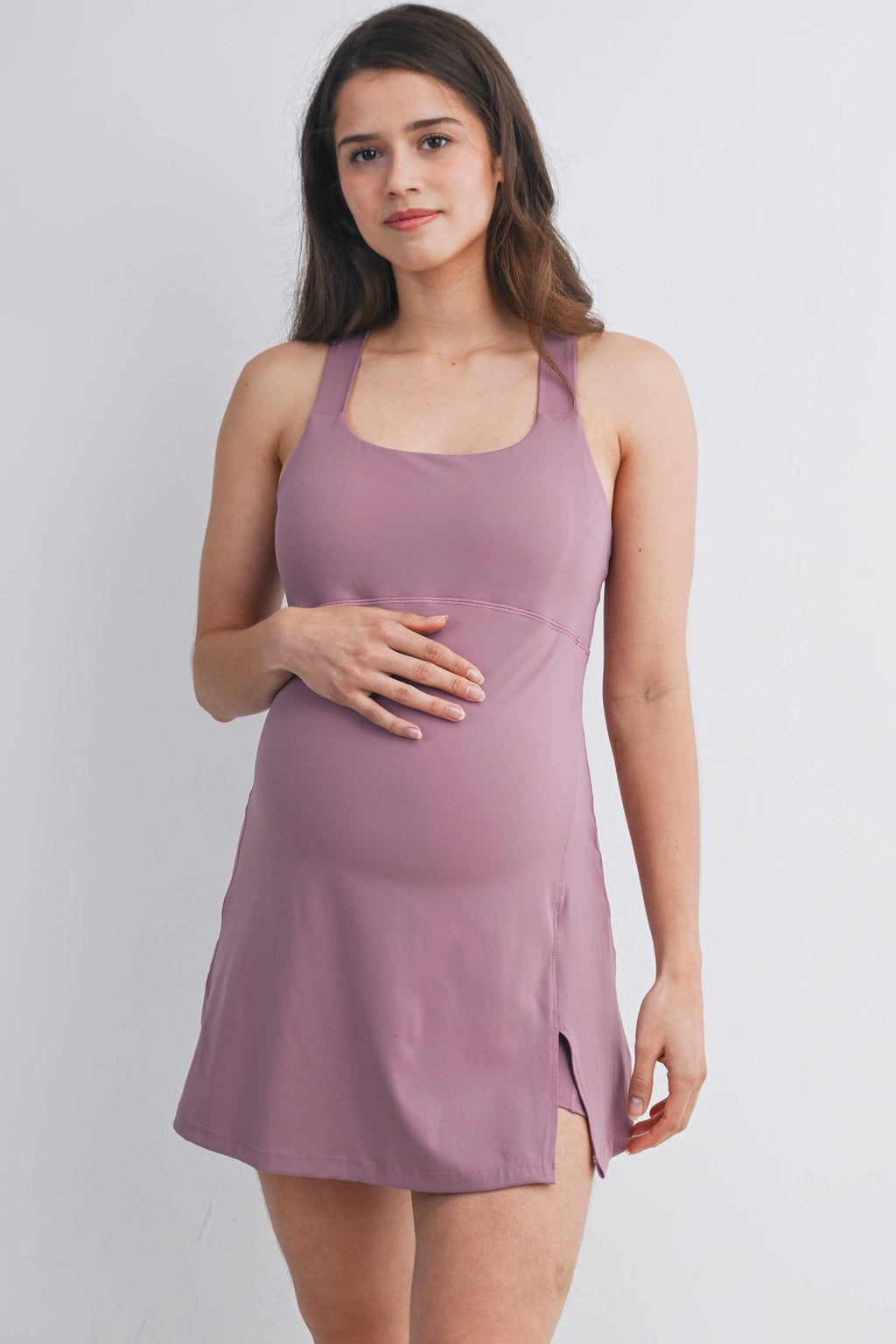 Maternity Mini Dress with Inner Shorts