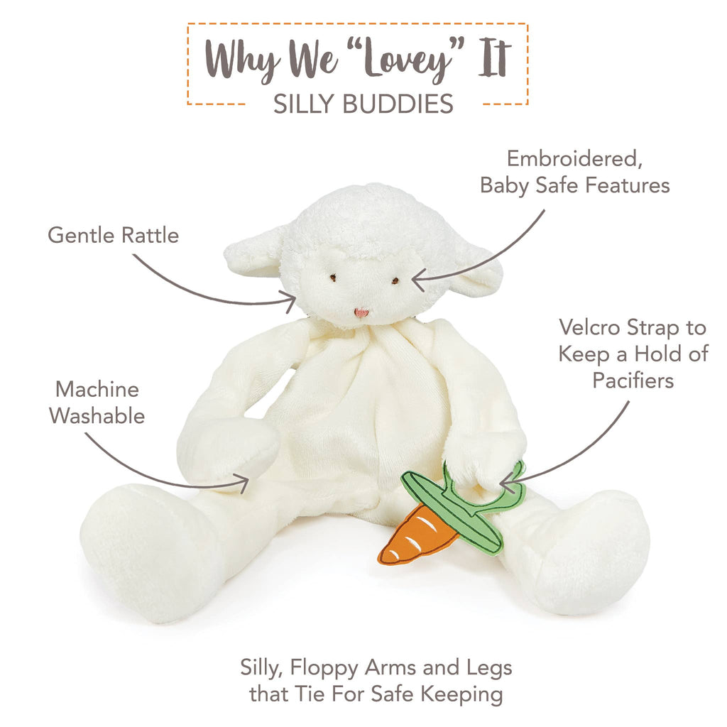Silly Lamb Paci Clip