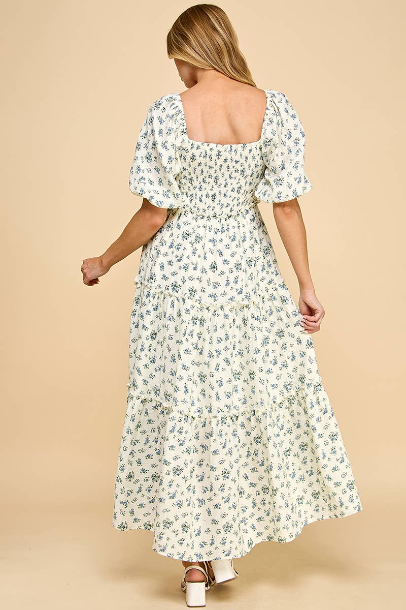 Hattie Blue Floral Dress