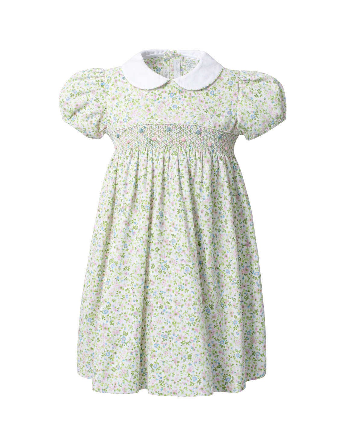 Elegant Green Floral Toddler Girl Dress (Copy)