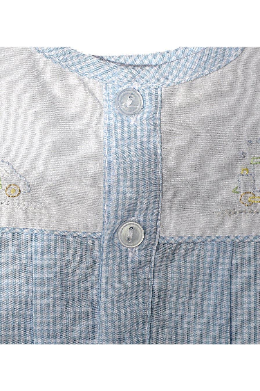 Blue Gingham Vroom Set