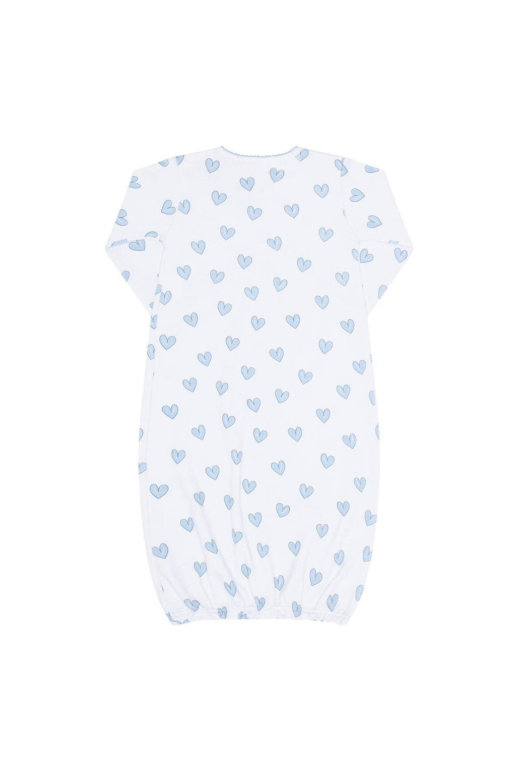 Blue Heart Print Gown