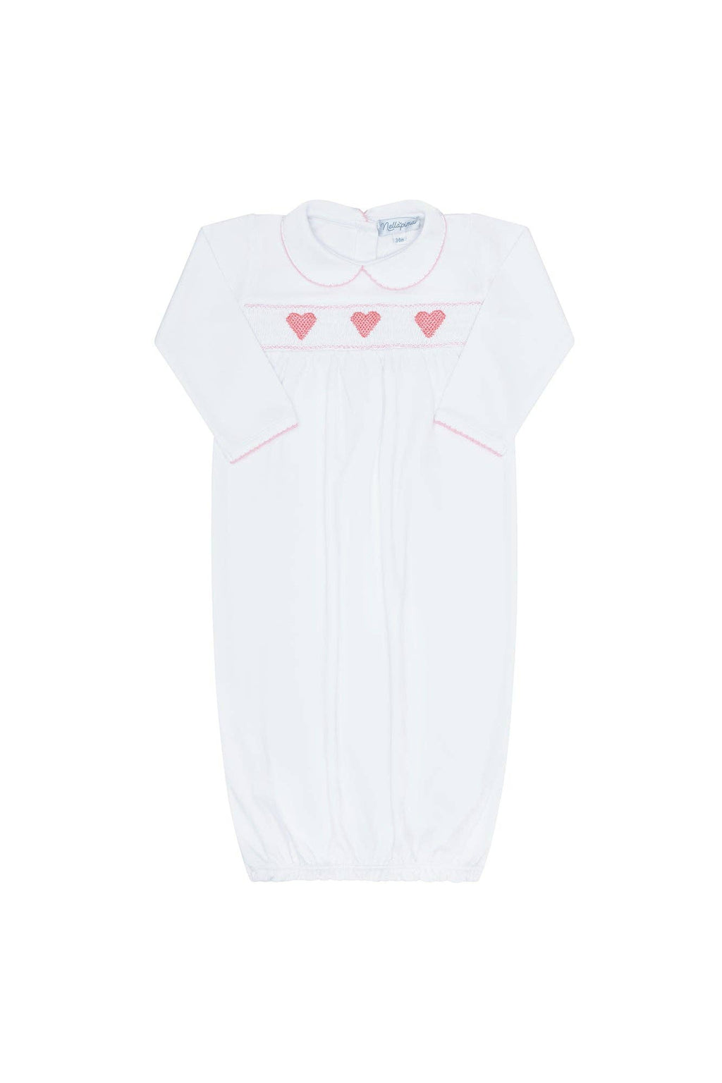 Heart Smocked Gown