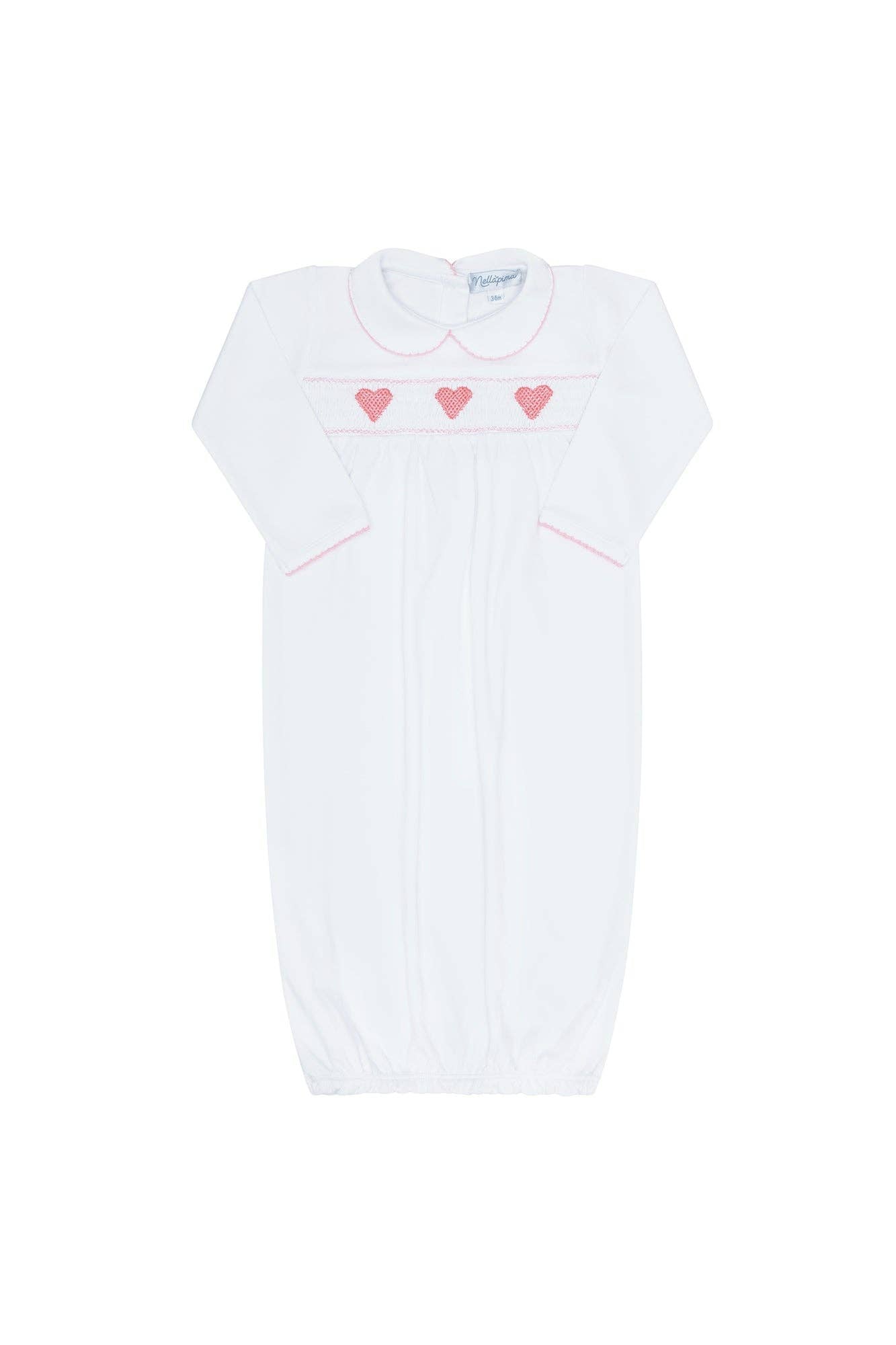 Heart Smocked Gown