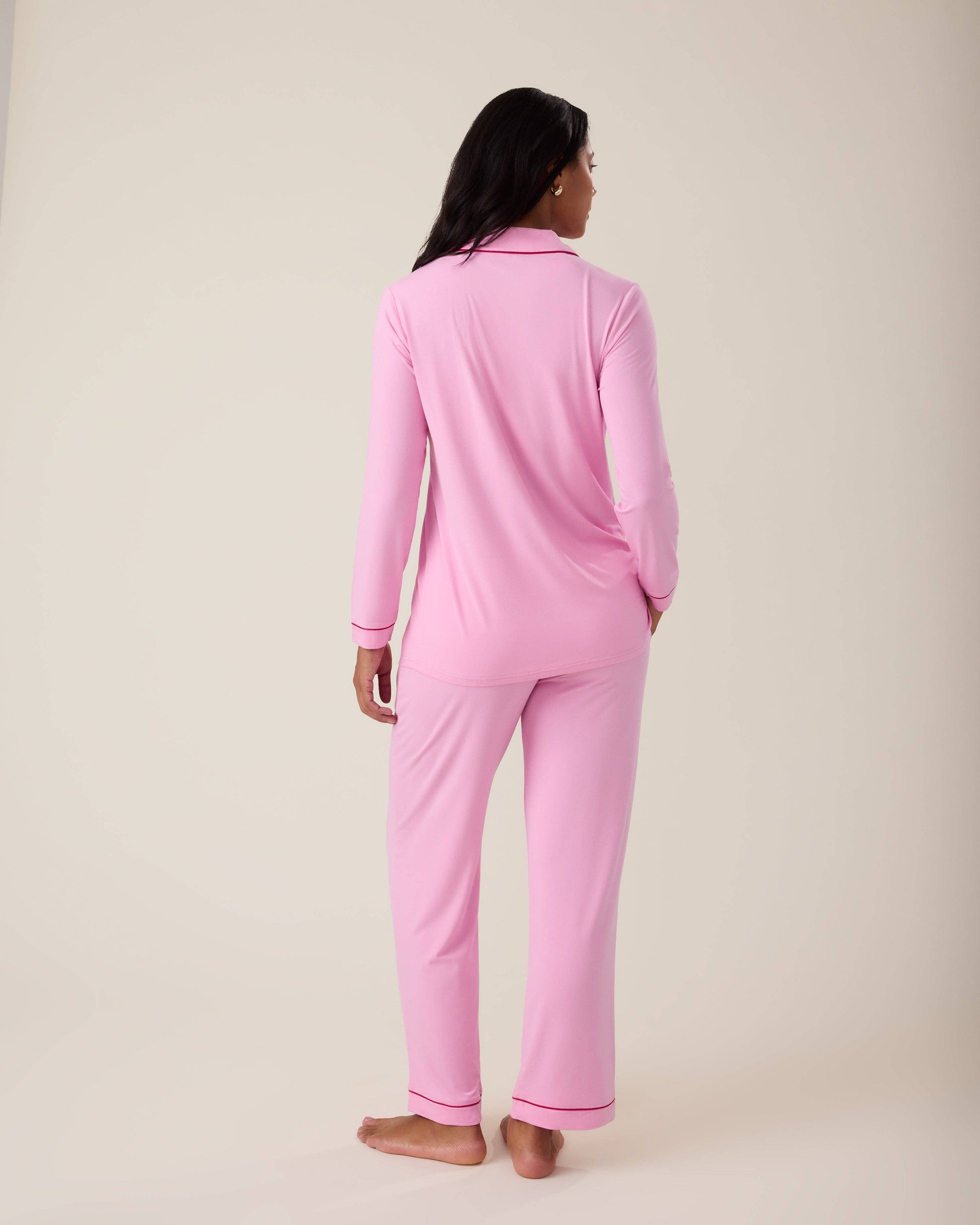 Clea Bamboo Classic Long Sleeve Pajama Set