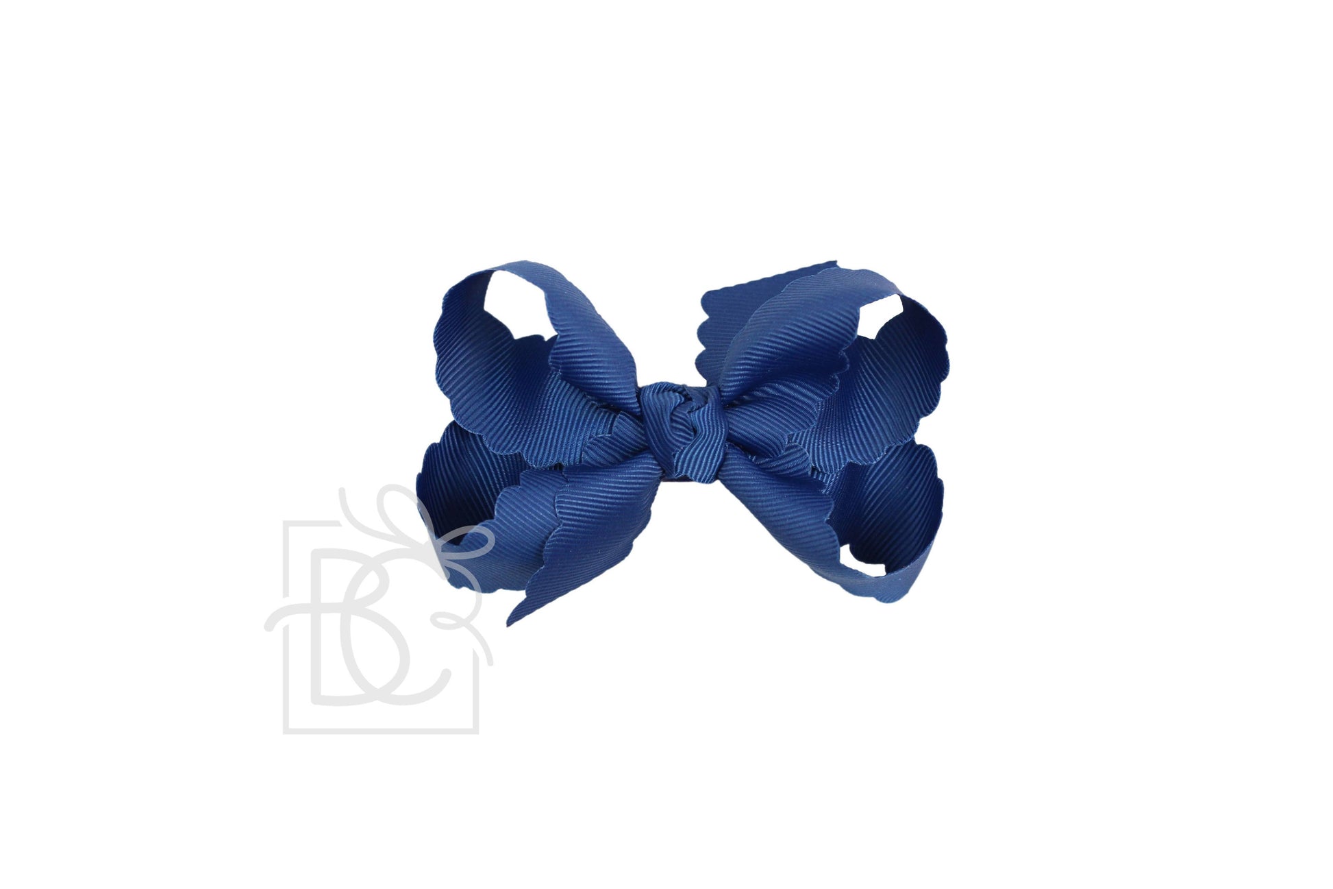 Large SCALLOPED EDGE BOW