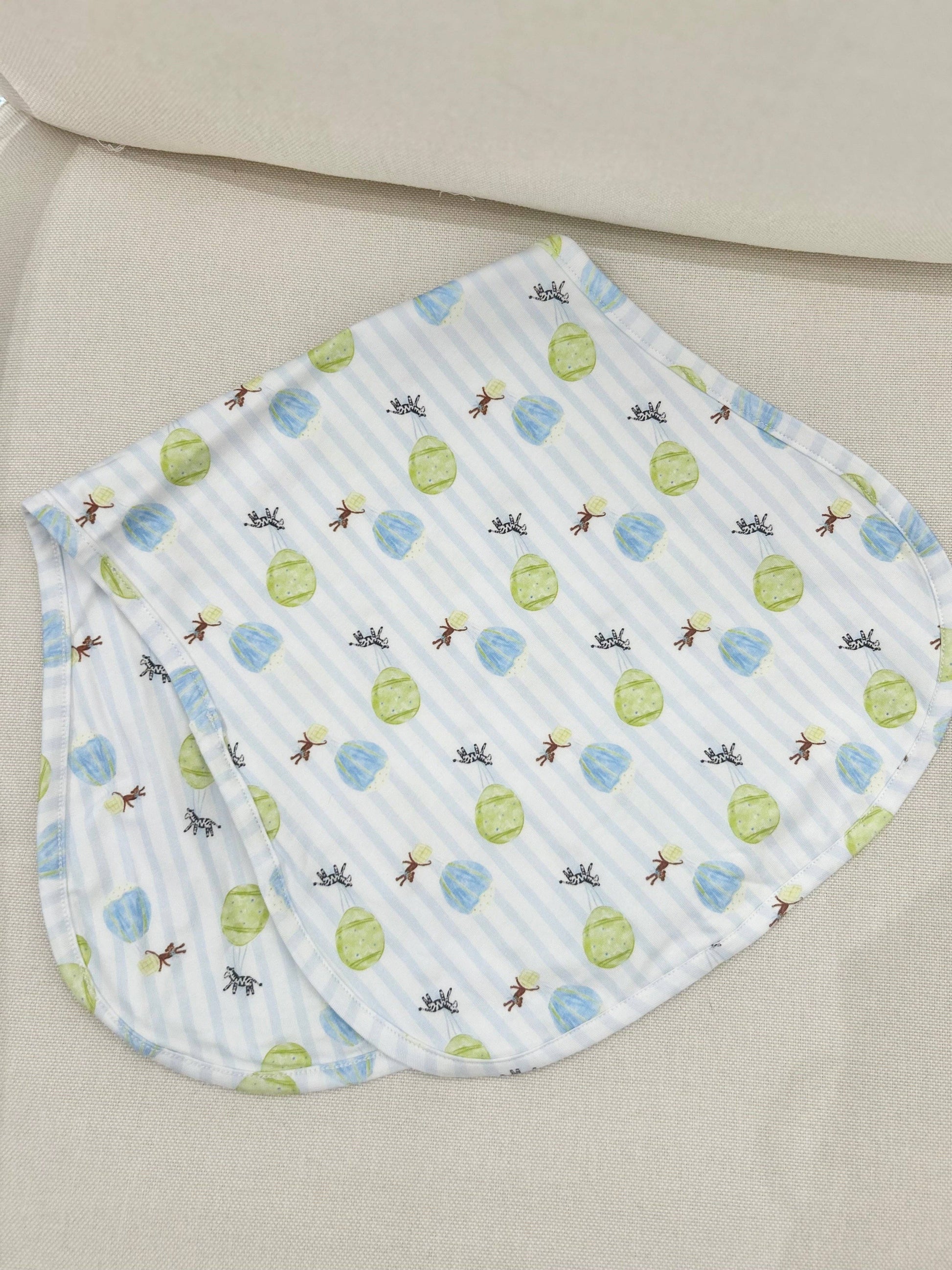 Soaring Safari Pals Boys Burp Cloth