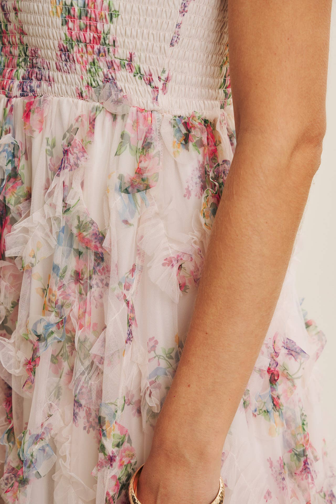 Rosie Petals Tie Dress