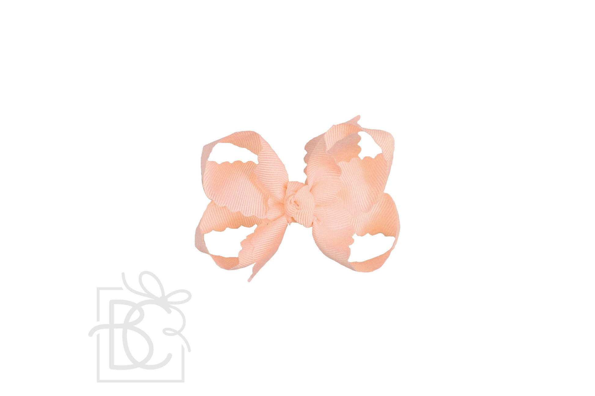 Large SCALLOPED EDGE BOW