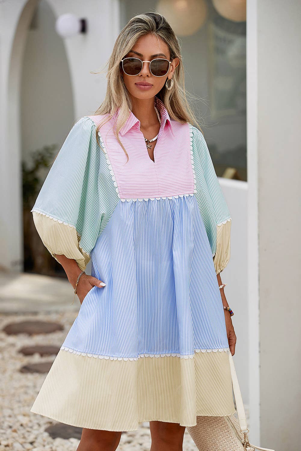 Ric Rac Collared Dress