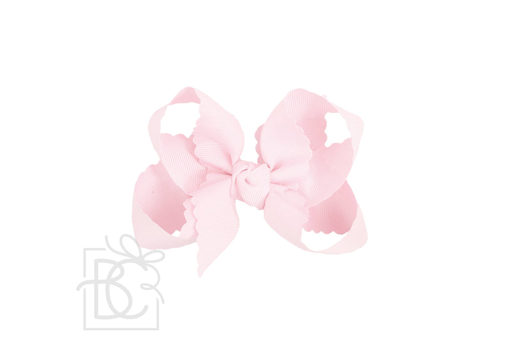 Large SCALLOPED EDGE BOW
