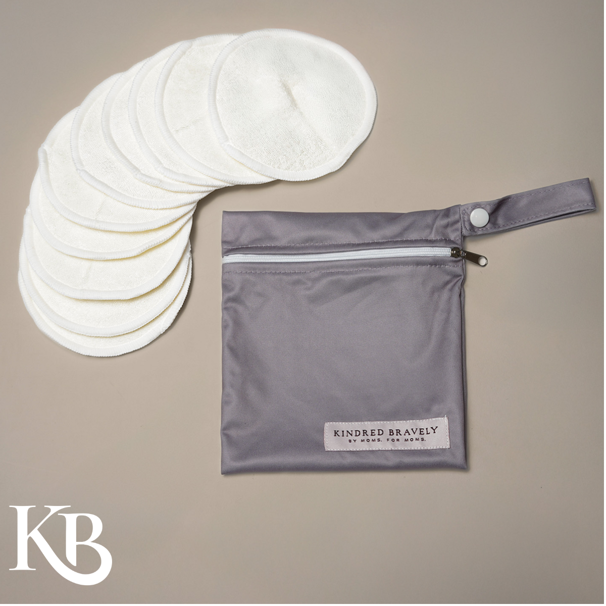 Washable organic Nursing Pads + Bag
