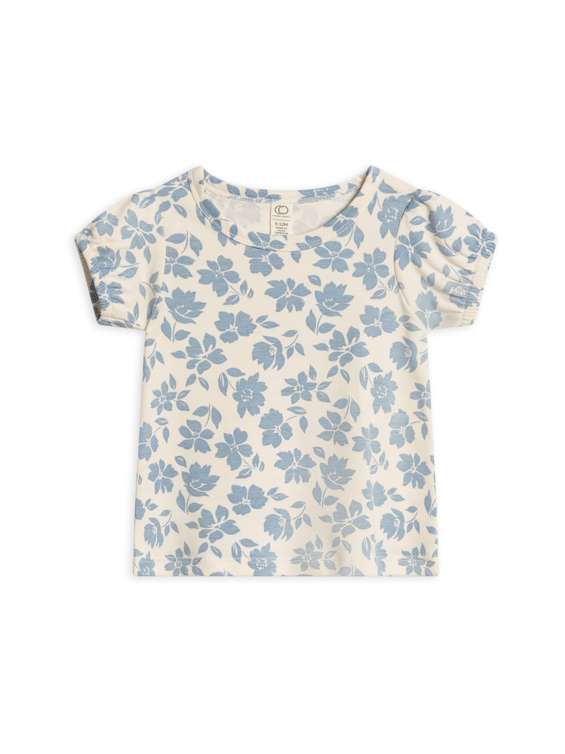 Cora Tulip Tee - Gia Floral / Rain