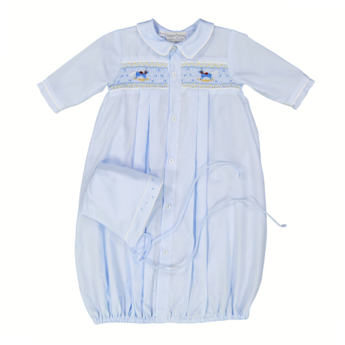 Rocking Horse Smocked Take Me Home Gown Set
