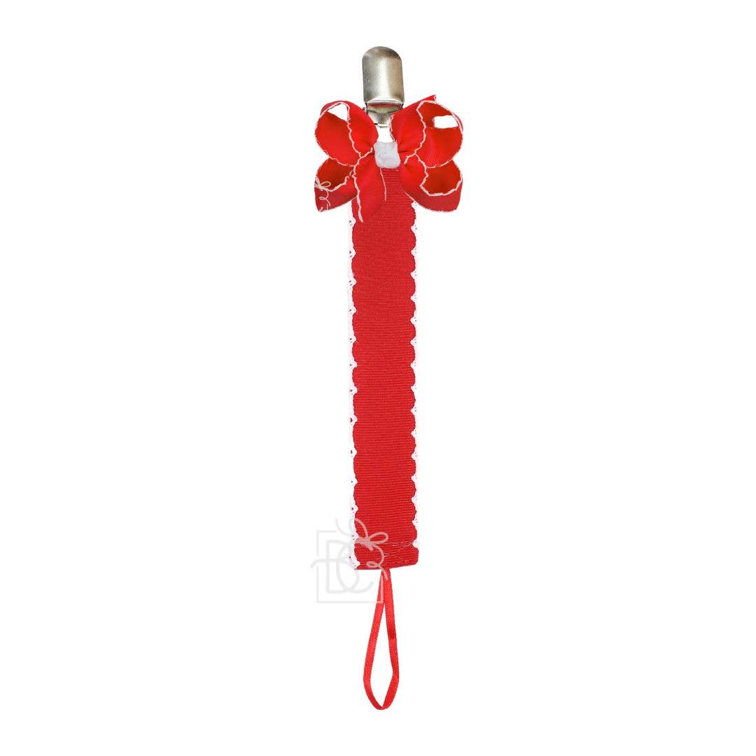 Bow Pacifier Clip
