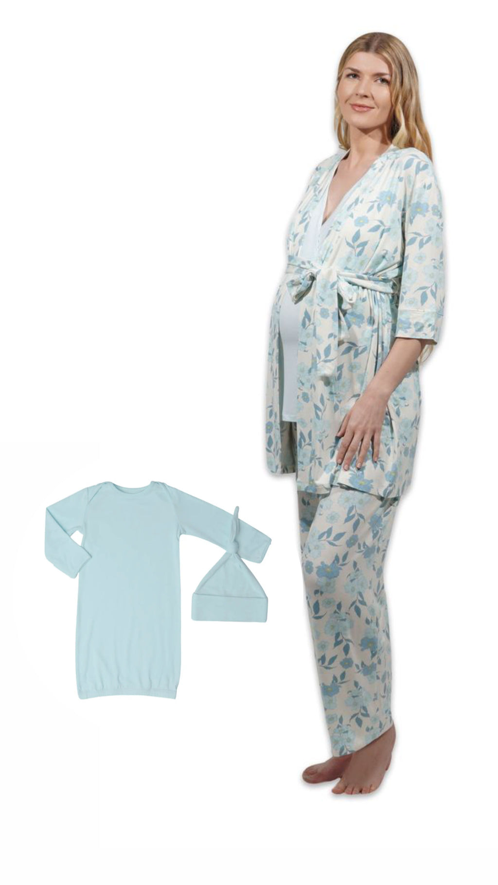 5 Piece Hospital Set - Blue Floral