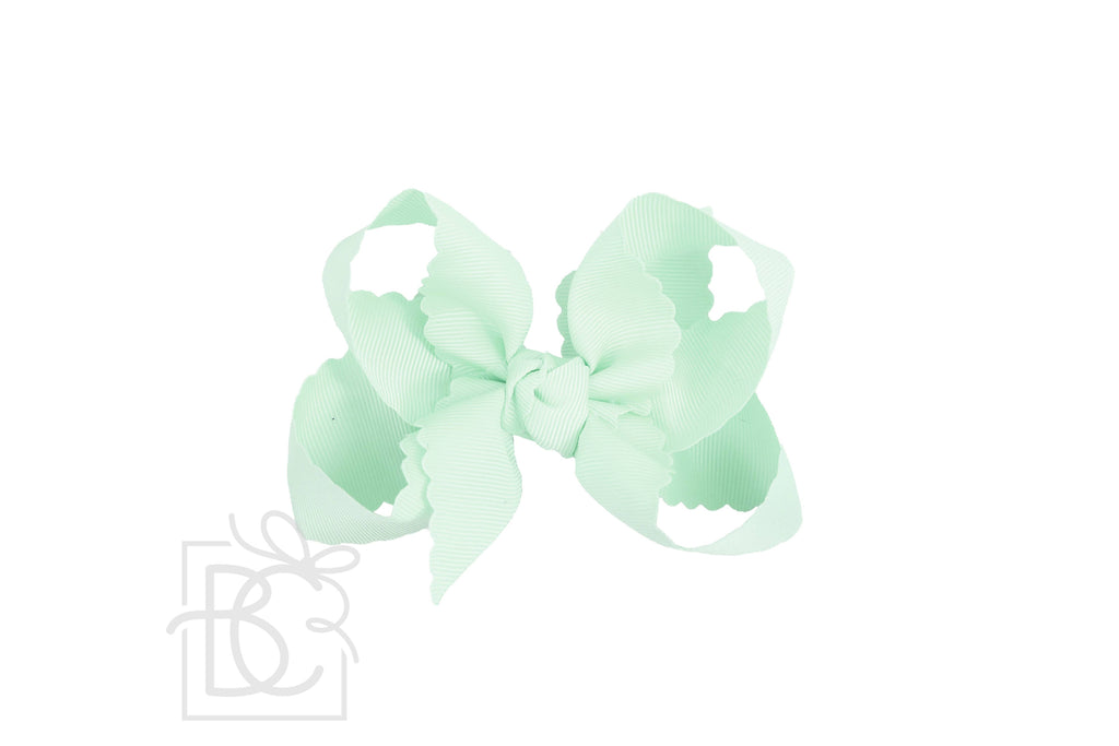 Large SCALLOPED EDGE BOW