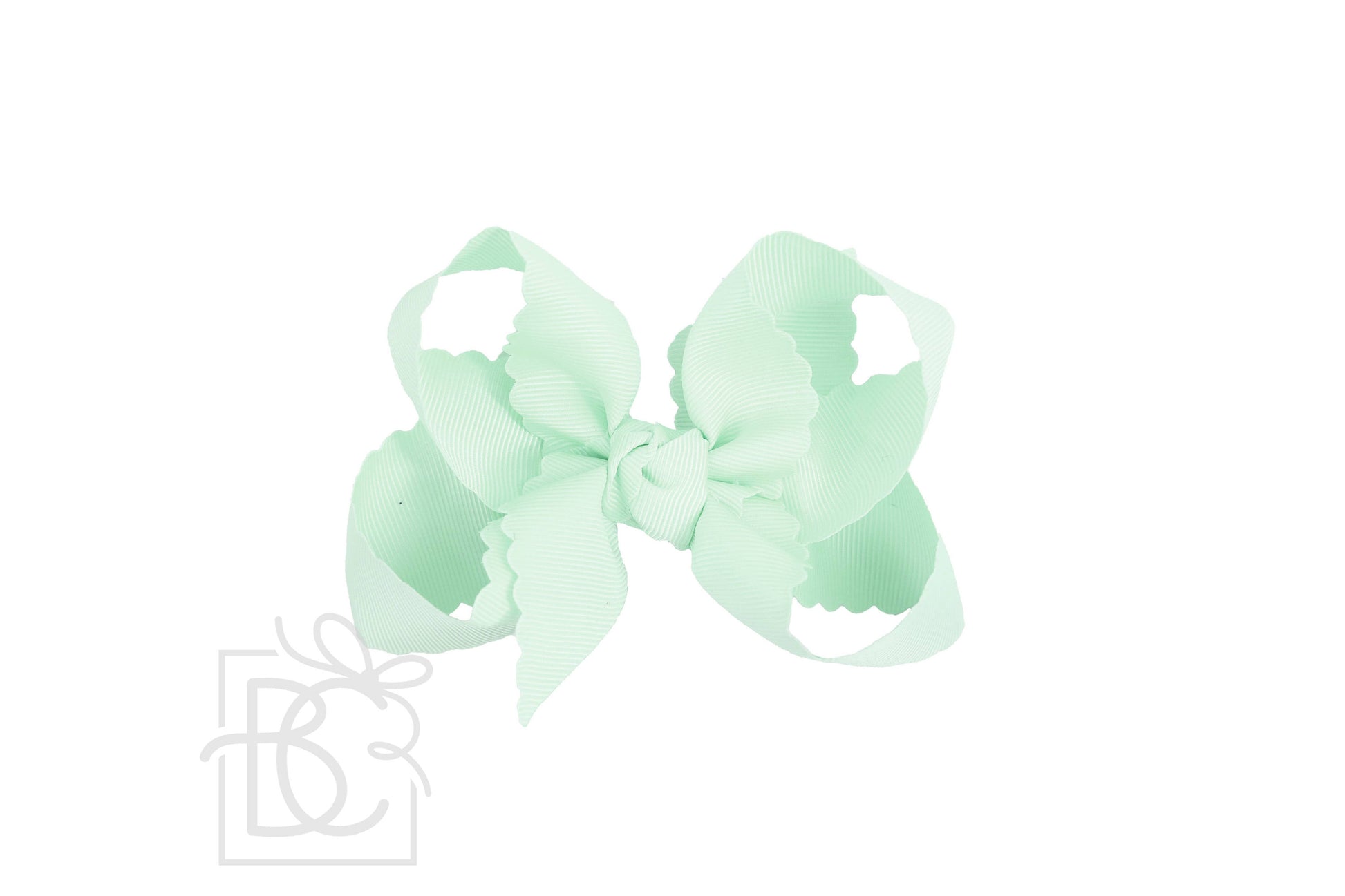 Large SCALLOPED EDGE BOW
