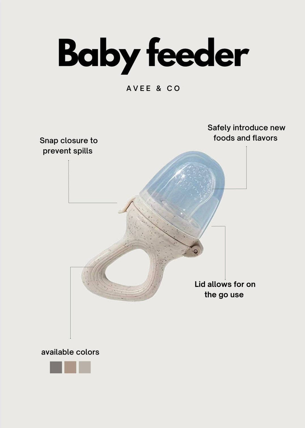 Teething Pacifier & Fresh Fruit Feeder