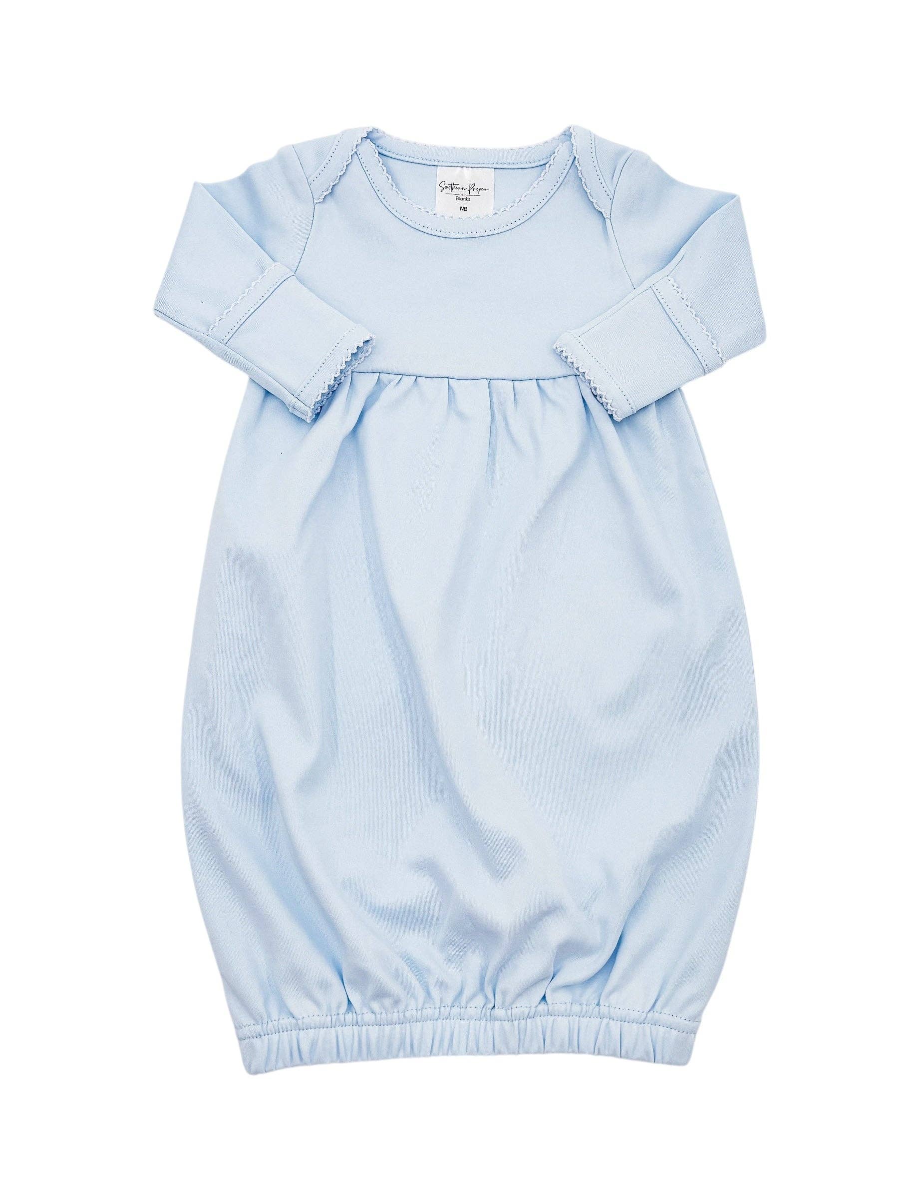 Picot Trim Gown