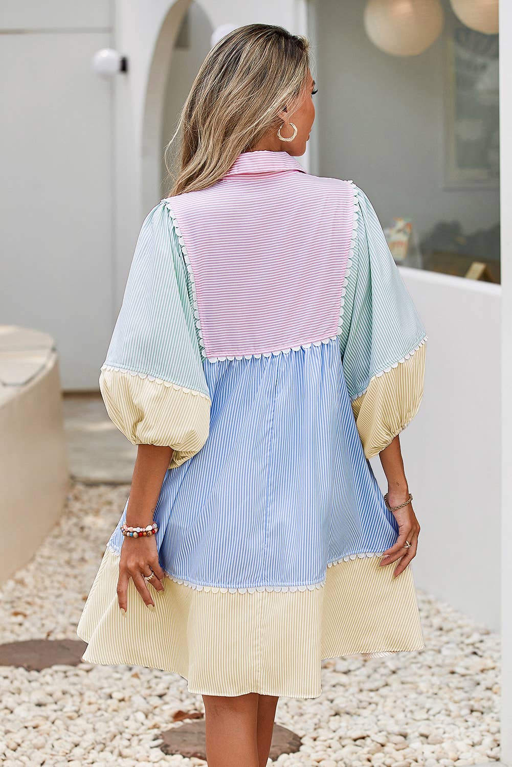 Ric Rac Collared Dress