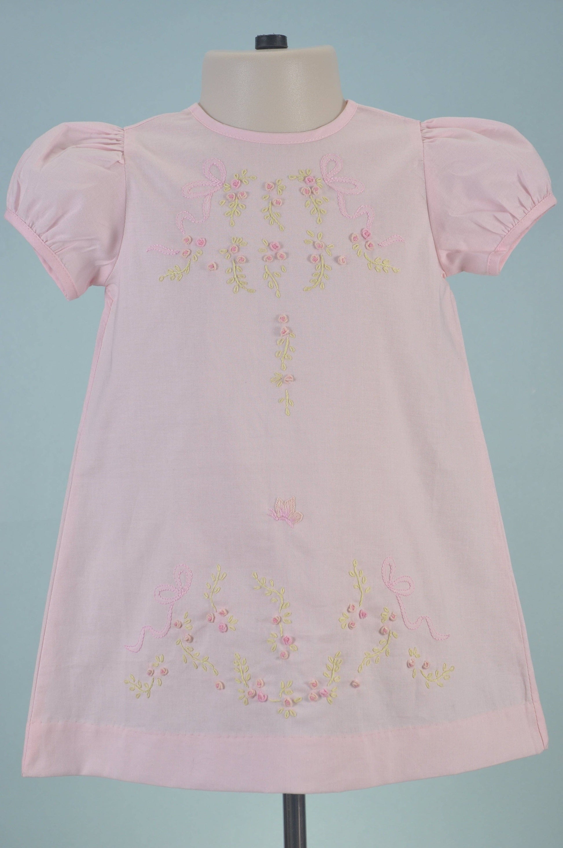 Pink Heirloom Rosebud Dress
