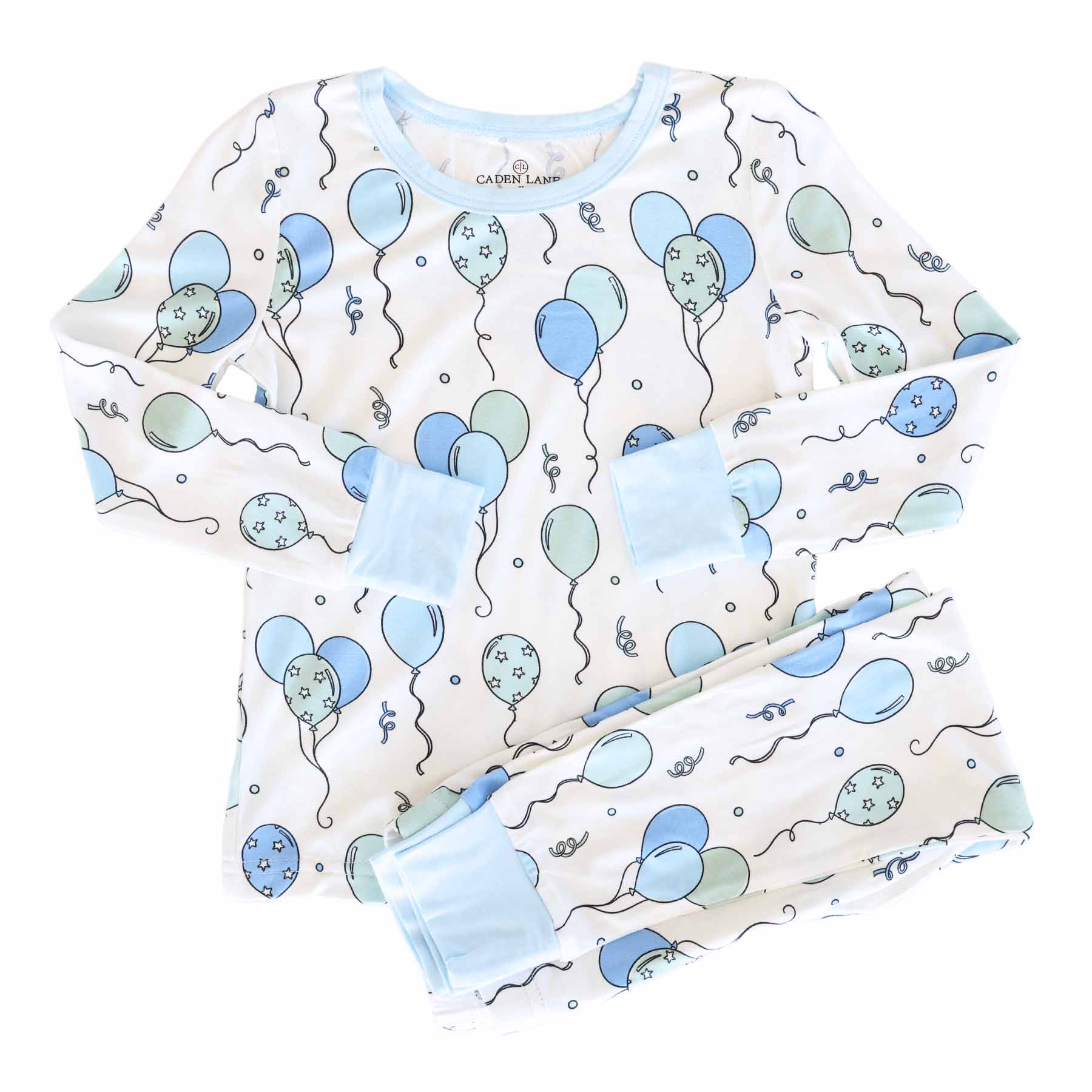 Party Time Two Piece Pajama Set | Blue