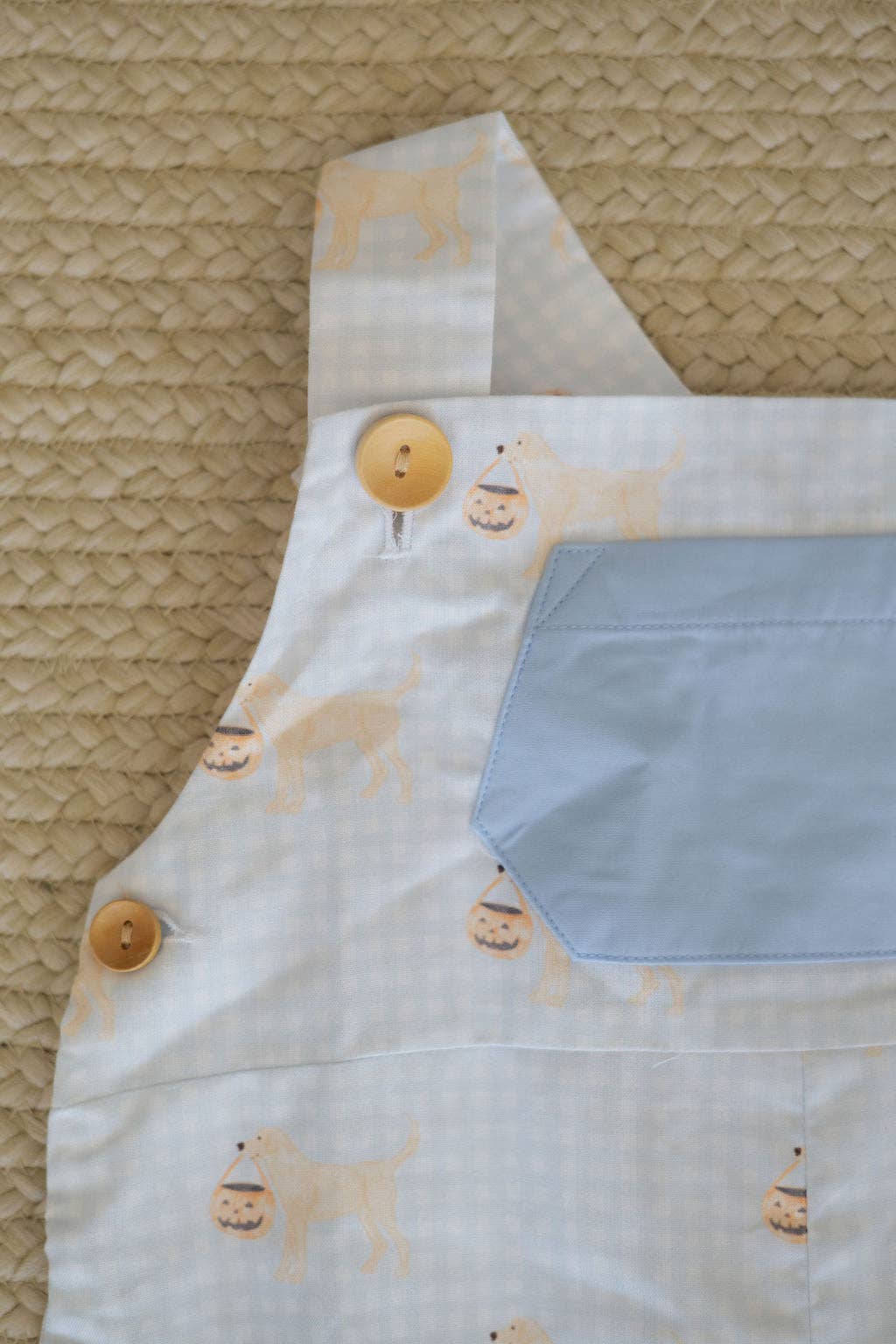 Boo Bucket Buddies Sawyer Knit romper