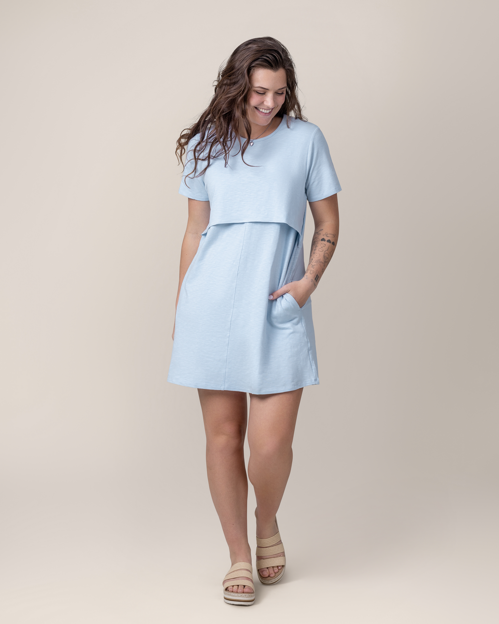 Emmie Nursing T-shirt Dress