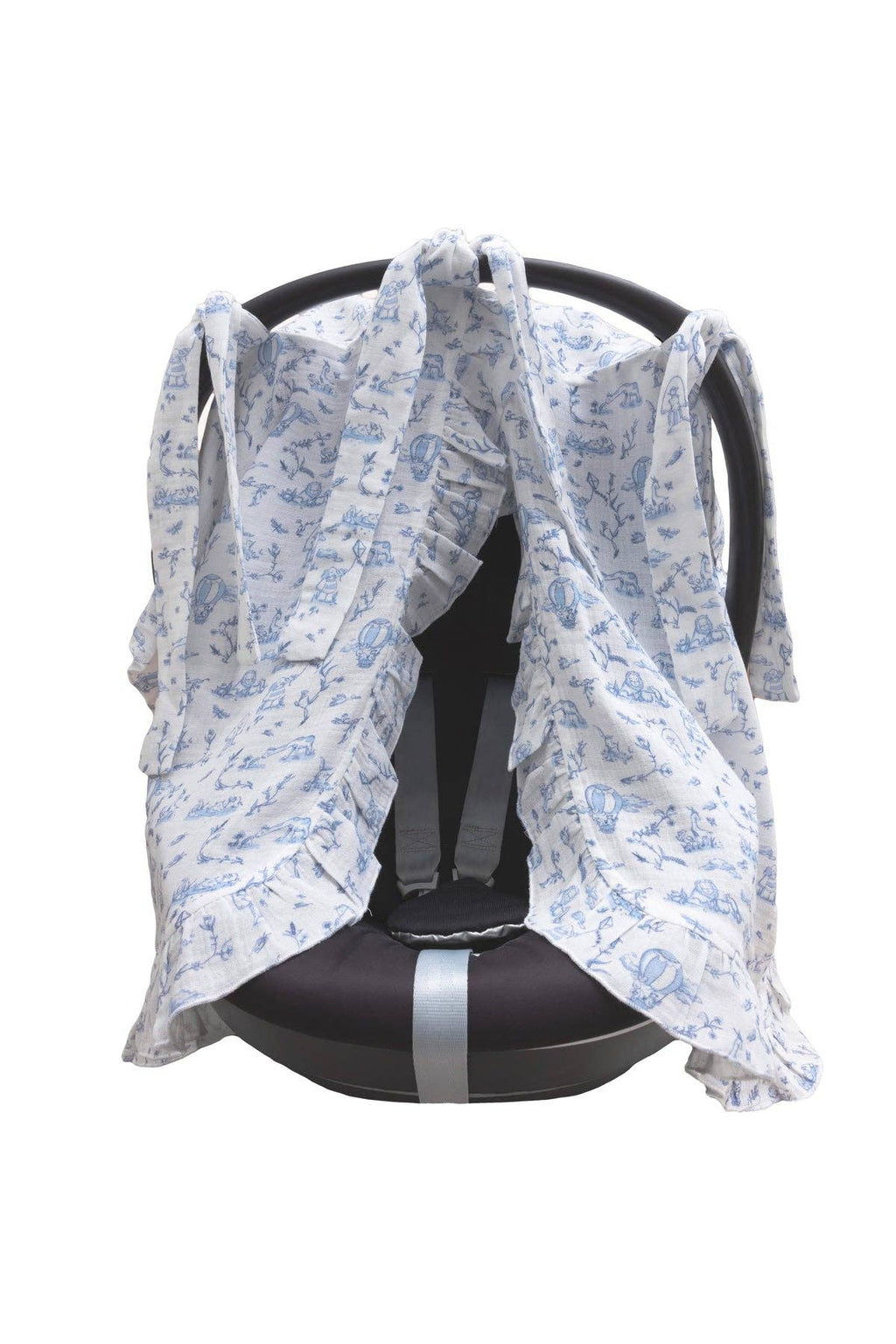 Stroller Cover SET Toile De Jouy / Blue