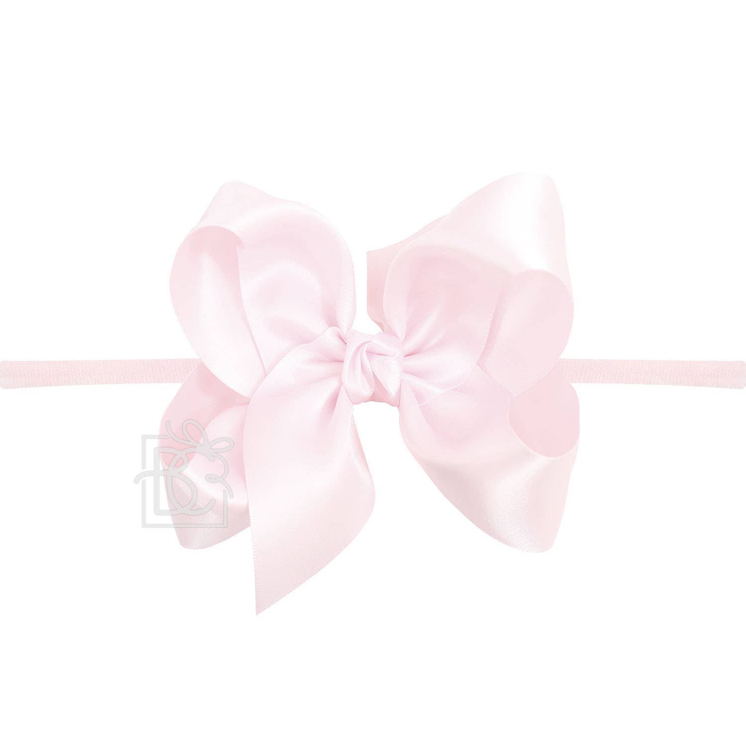 PANTYHOSE HEADBAND W/SATIN BOW