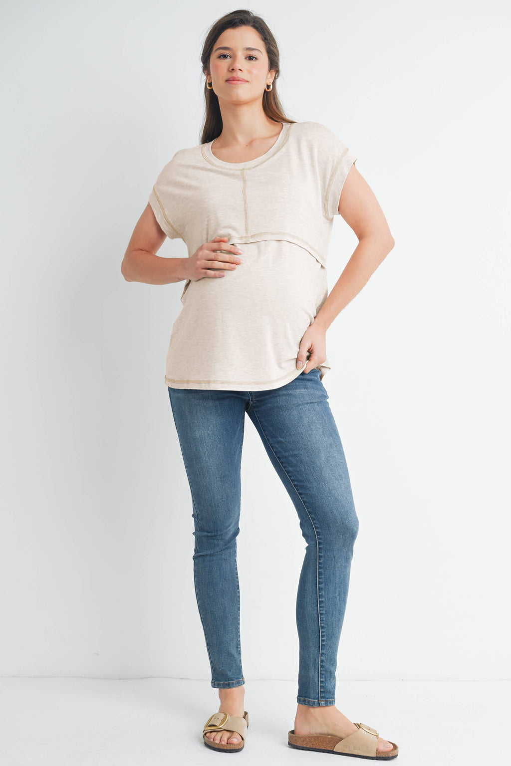 Double Layer Short Sleeve Top