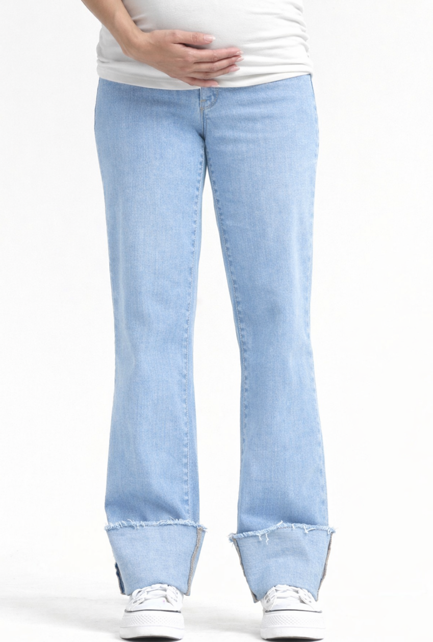 Odelle Maternity Roll Cuff Jean