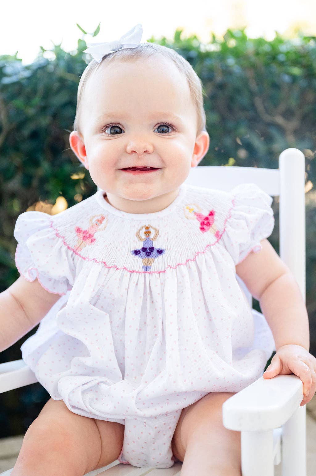 Ballerinas Smocked Bubble