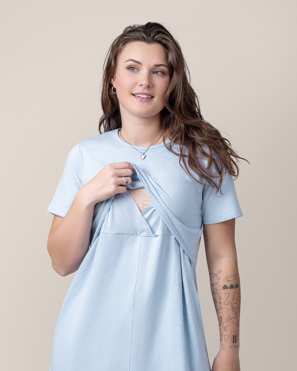 Emmie Nursing T-shirt Dress