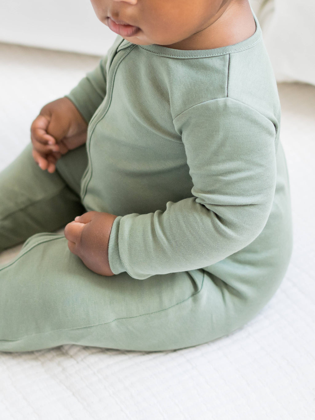 Peyton Zipper Sleeper - Thyme