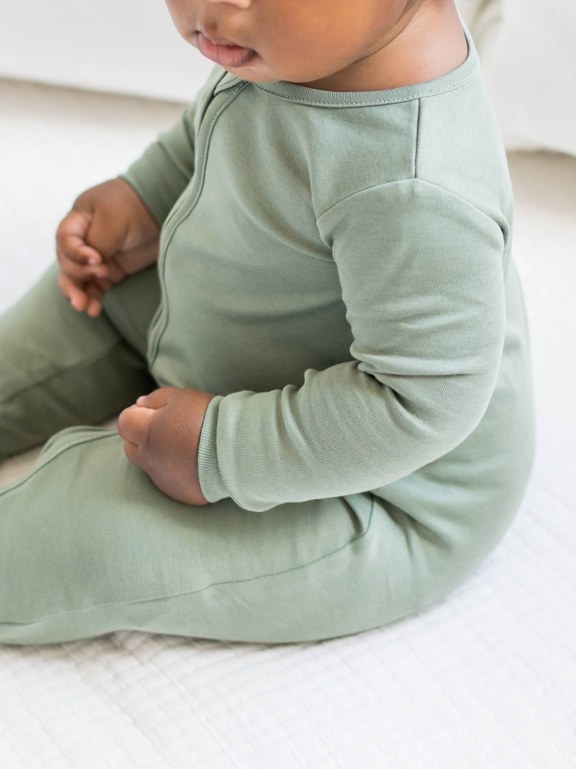 Peyton Zipper Sleeper - Thyme