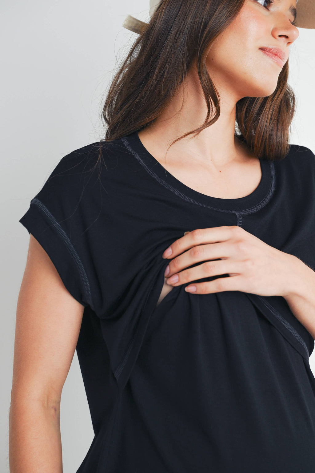 Double Layer Short Sleeve Top