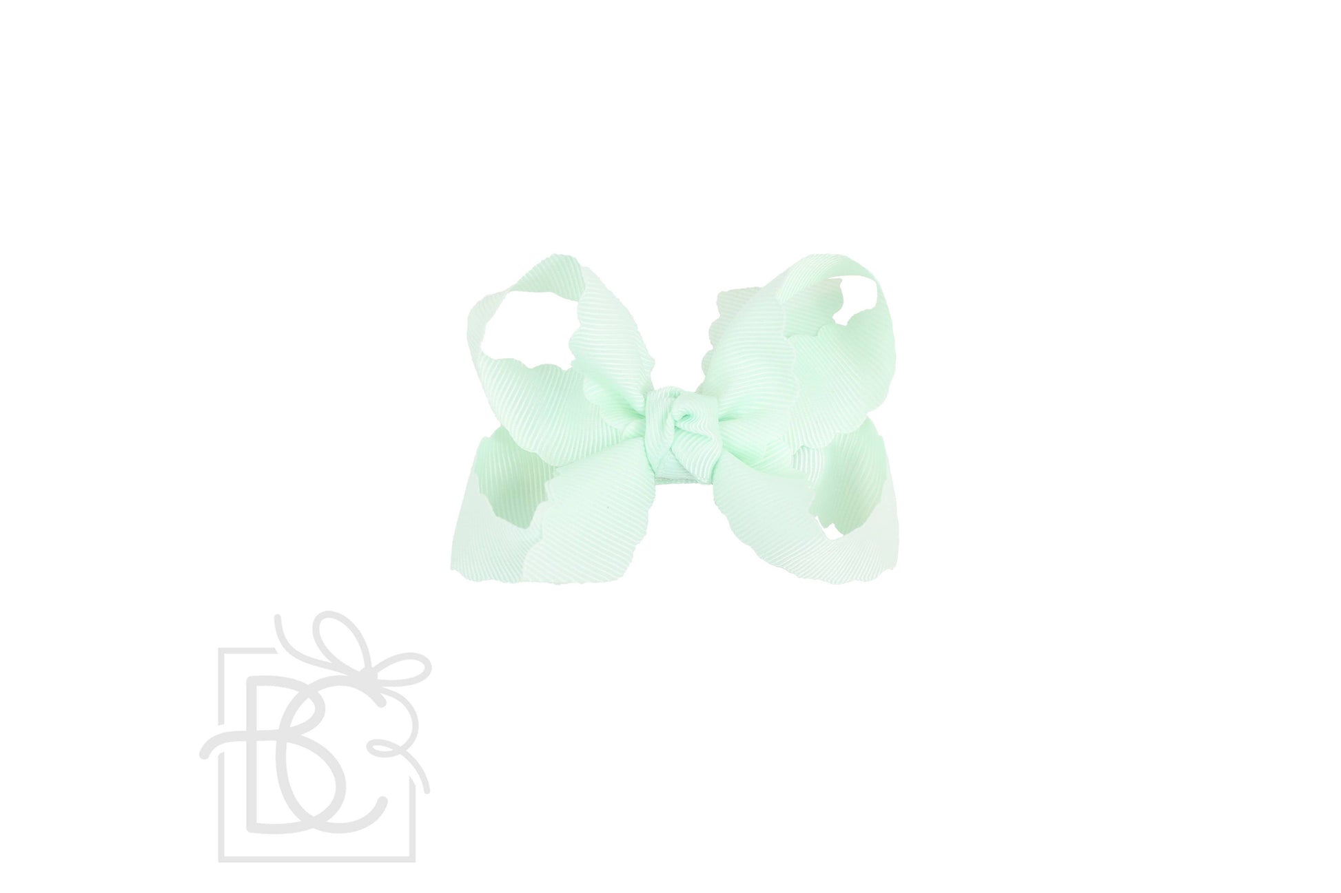 Large SCALLOPED EDGE BOW