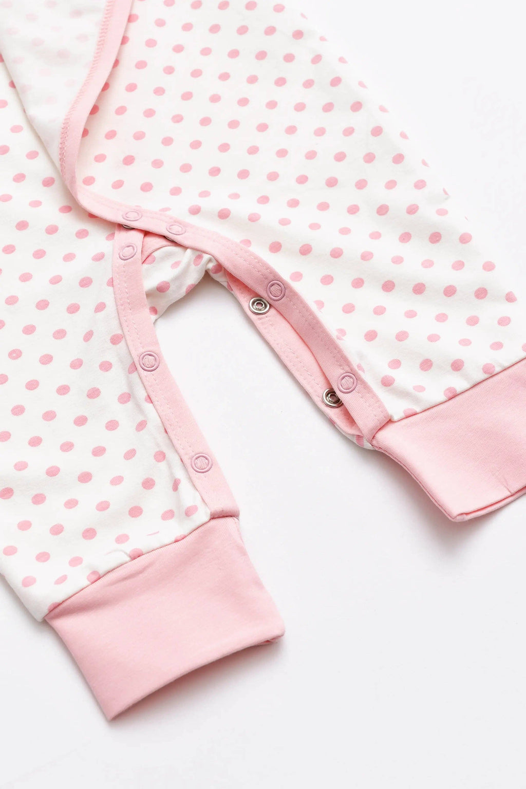 Kimono Tie One-Piece Bubblegum Polka Dots